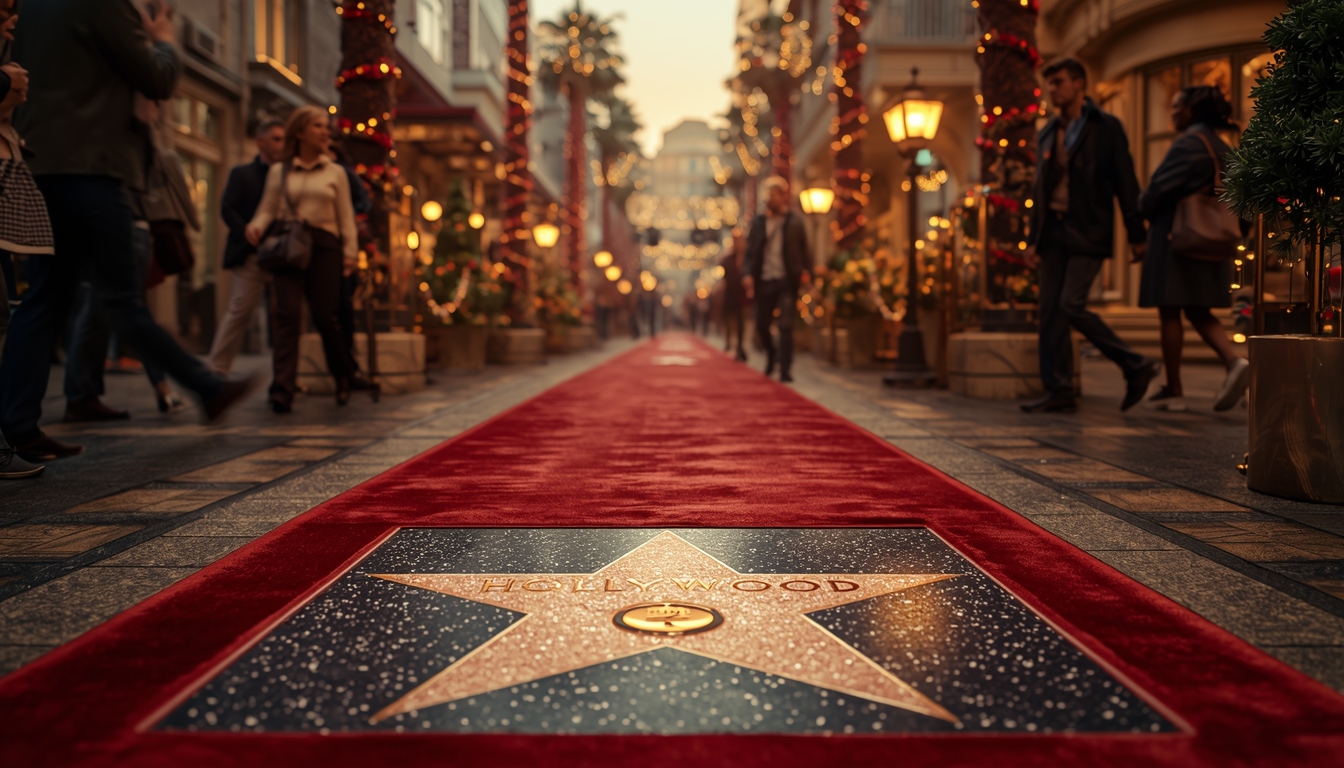Hollywood Star on Red Carpet